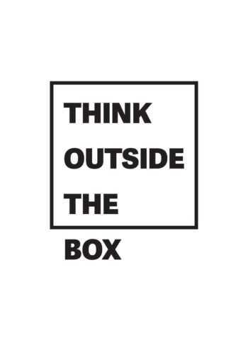 Poster Think outside the box Poster 1