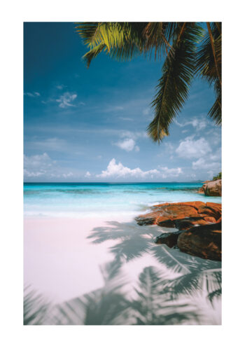 Poster Karibischer Strand Poster 1