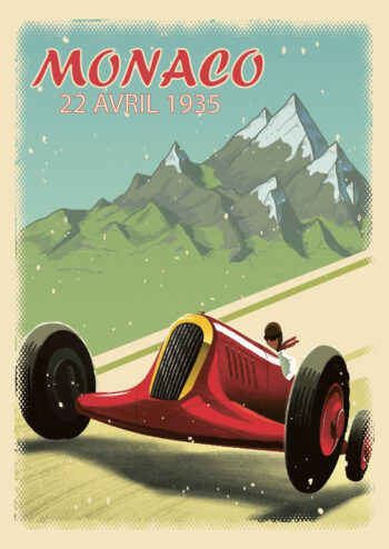 Poster Monaco Formula 1 Poster 1