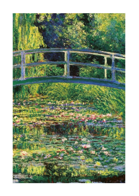 Poster Claude Monet Seerosenteich Paspartout Poster 1