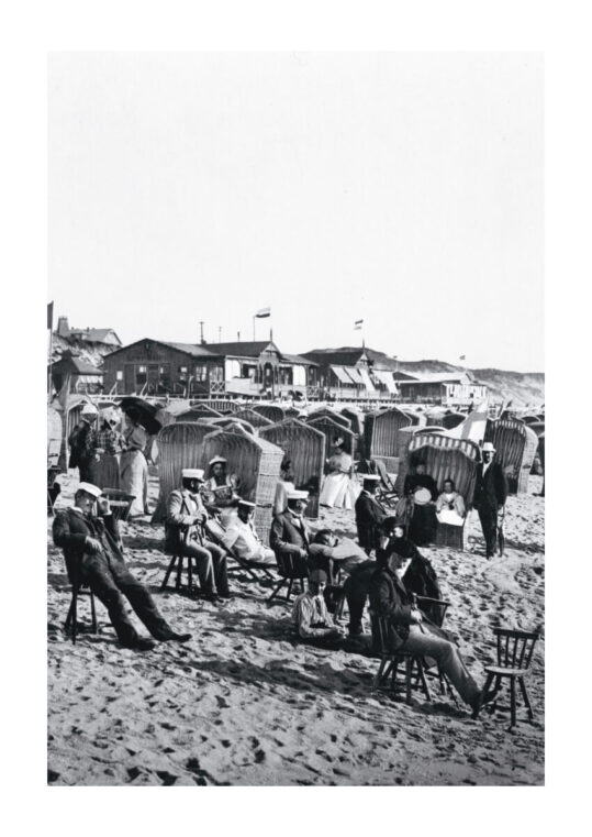 Poster Sylt Westerland strand 2 1890 Hochformat Poster 1