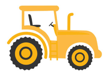 Poster Gelber Traktor Poster 1