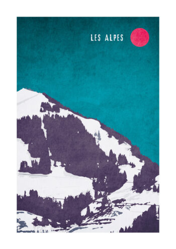 - Kubistika PosterLes Alpes - Kubistika Poster 1