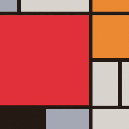Poster Mondrian Large Red Poster 2